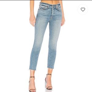 GRLFRND denim Karolina Hi Rise Crop jeans